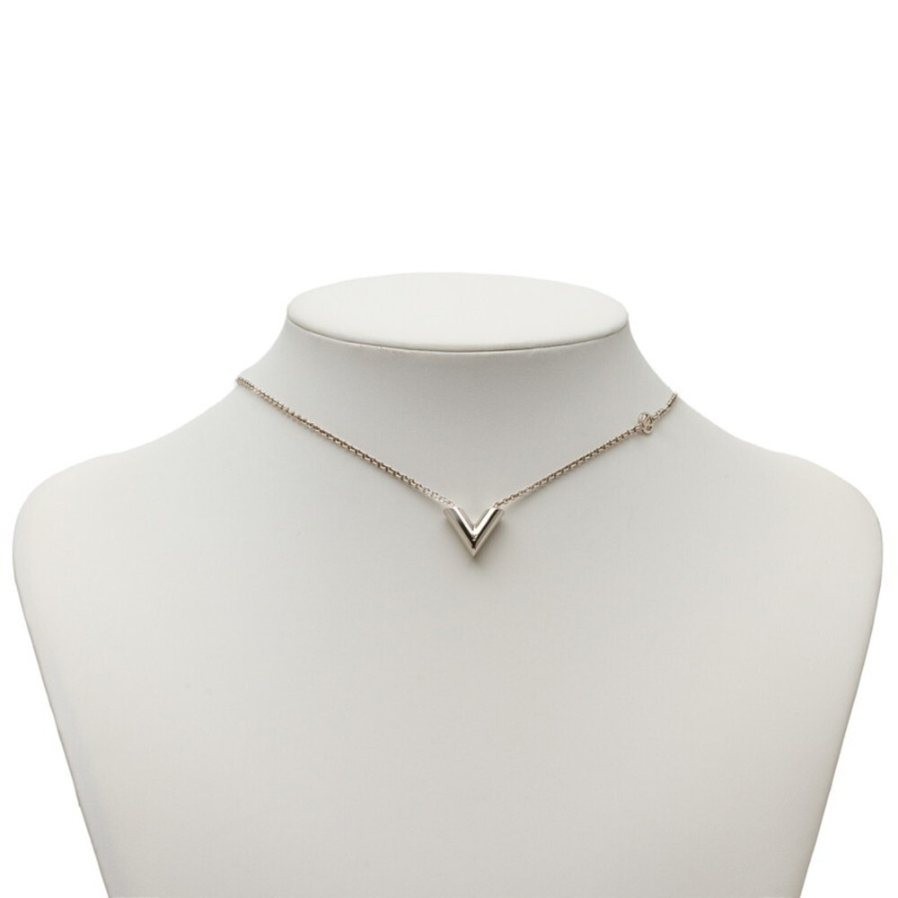 LOUIS VUITTON Silver Necklace - Picture 6 of 6